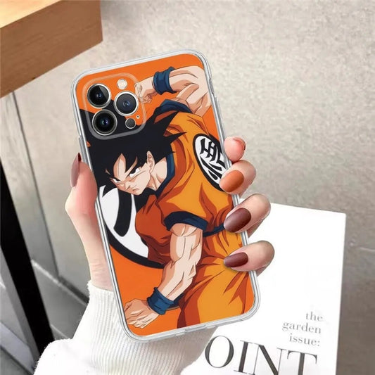 Phone case iPhone Dragon Ball Wukong black painted anti fall