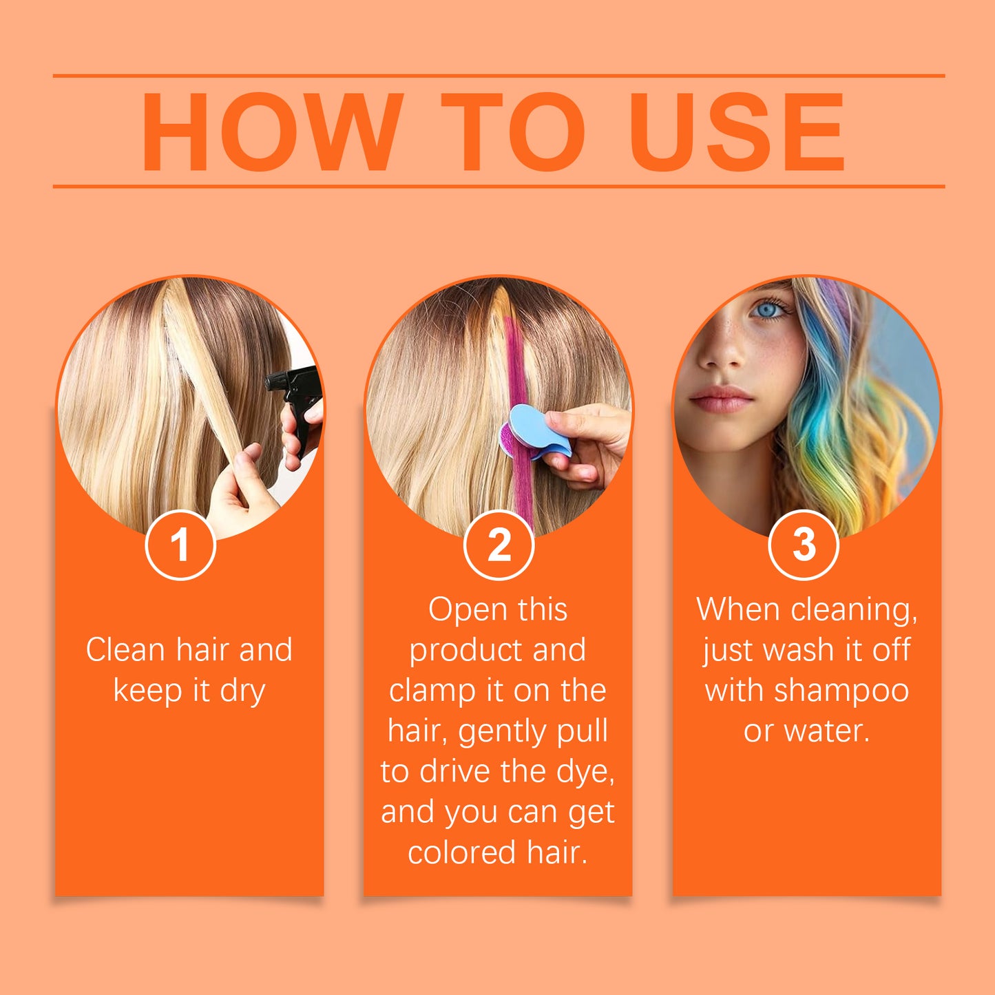 Hoegoa Hair Dye Powder (Green) Can Easily Change Your Hair Color With Just One Application. It Naturally Covers Your Hair And Is Convenient For The Dance Party eprolo