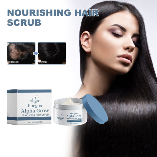 Nourishing Hair Scrub, Clean Scalp Skin Soft Moist Hair Care Scrub