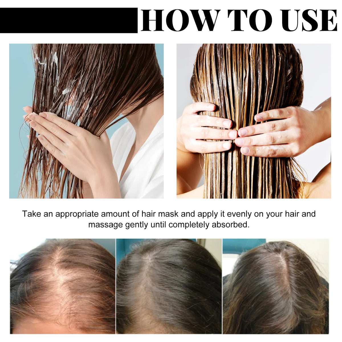Jaysuing Batana Dense Hair Mask Solid Hair Dense Hair Deep Moisturizing Repair Dye Perm Hair Care Mask eprolo