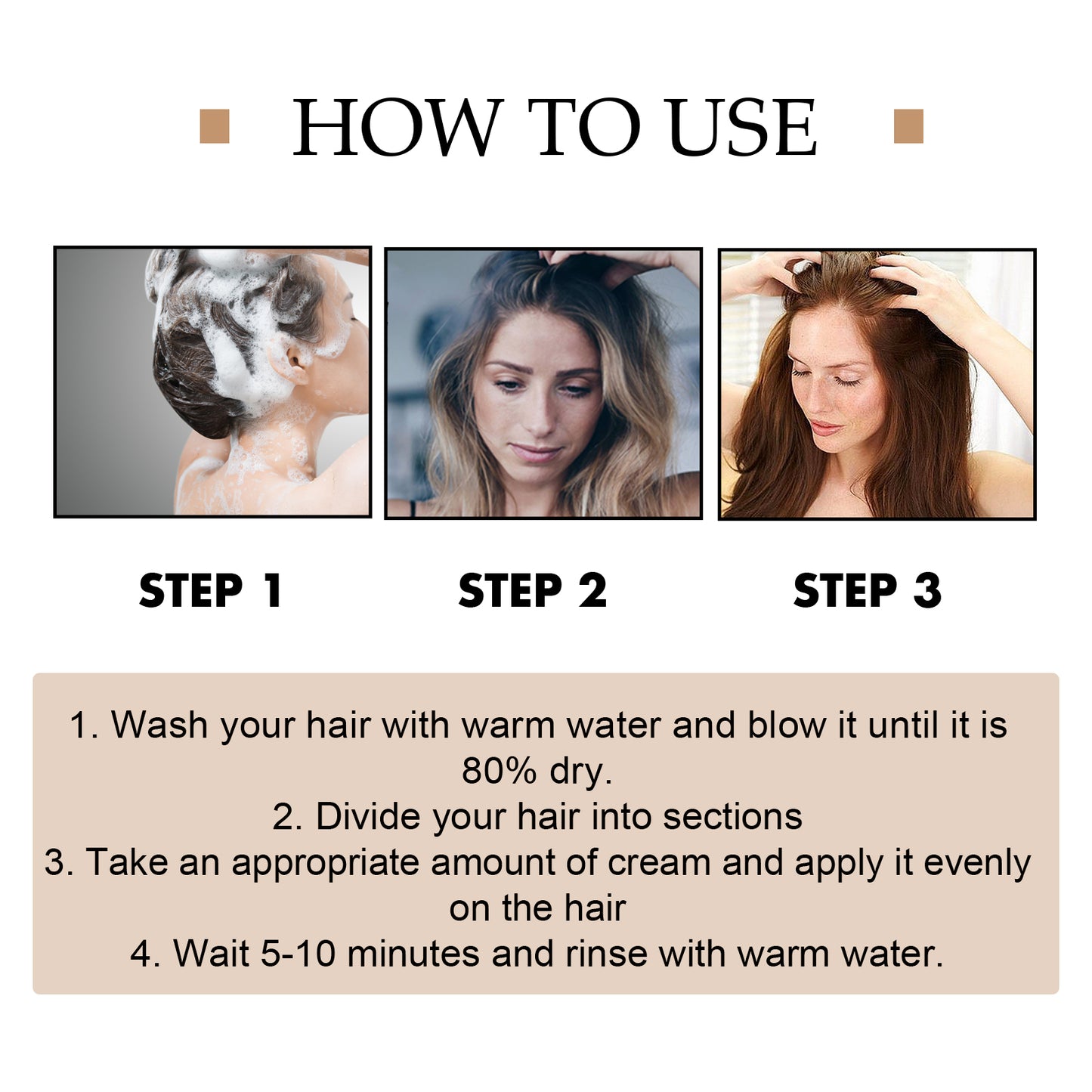 Keratin Hair Care Balance Hair Mask, Repair Frizzy Dry Hair Smooth Moisturizing And Nourishing Hair Mask