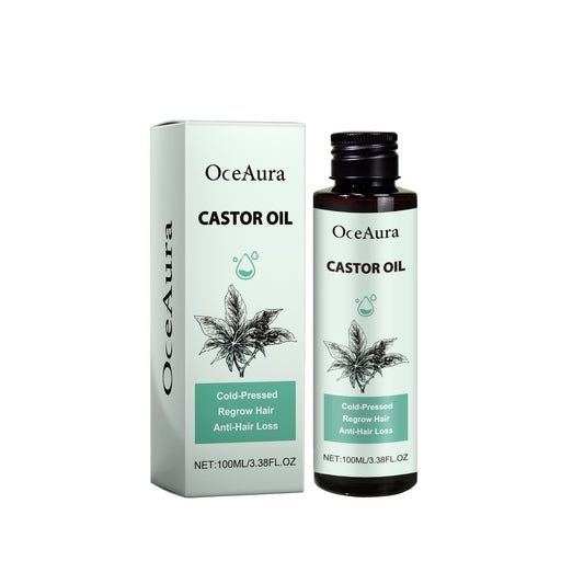 Castor Oil, Moisturize And Strengthen Hair Care Solid Hair Thick Hair Care Oil
