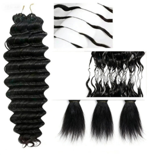 Crochet Hair Extensions Human Hair Feather Weave