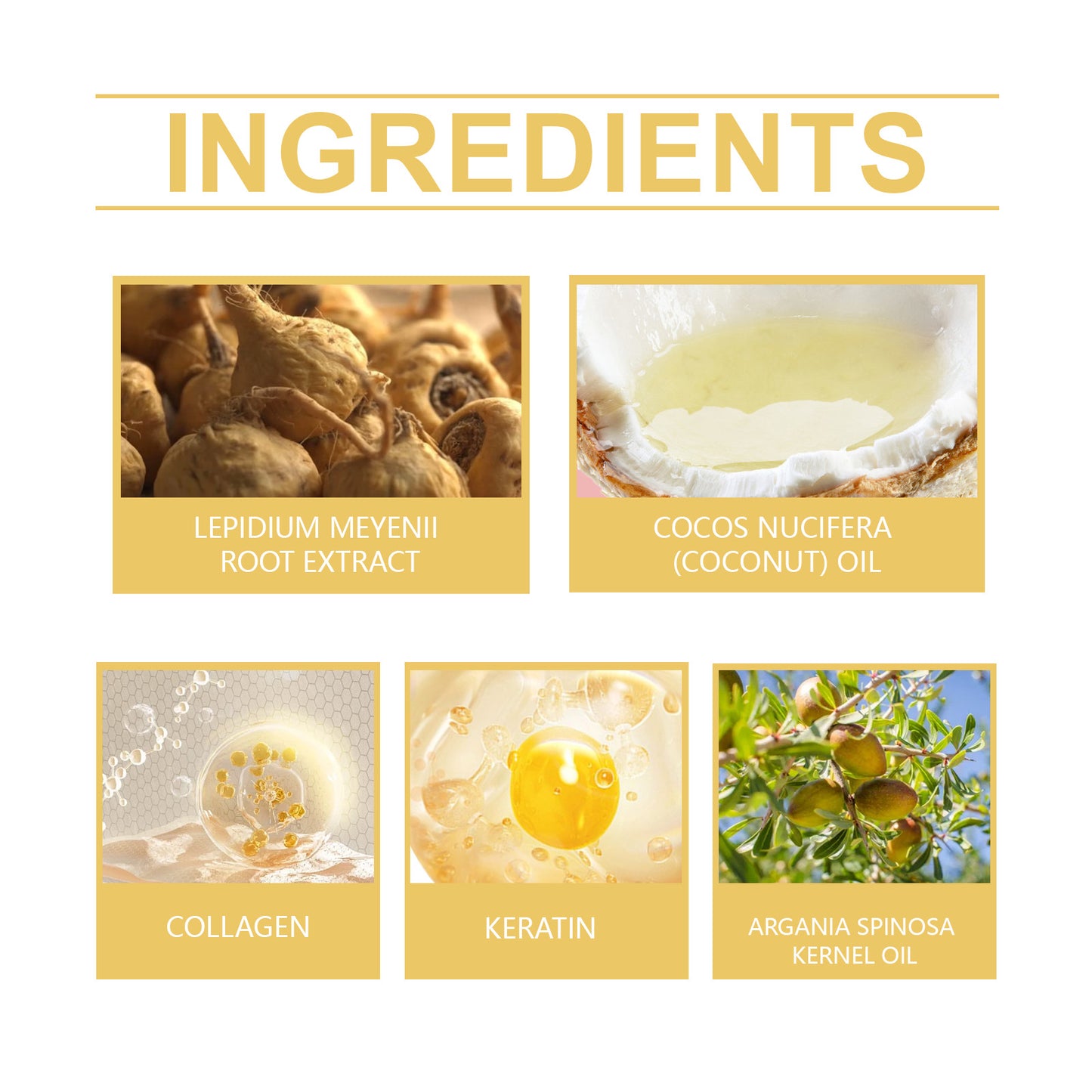 OUHOE Collagen Hair Mask Nourishes Hair And Restores Dry And Frizzy Hair