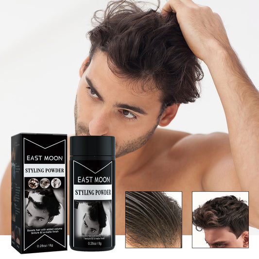 East Moon Men's Texture Powder Effective Moisturizing Styling Hair Voluminous Lasting Cool Styling Styling