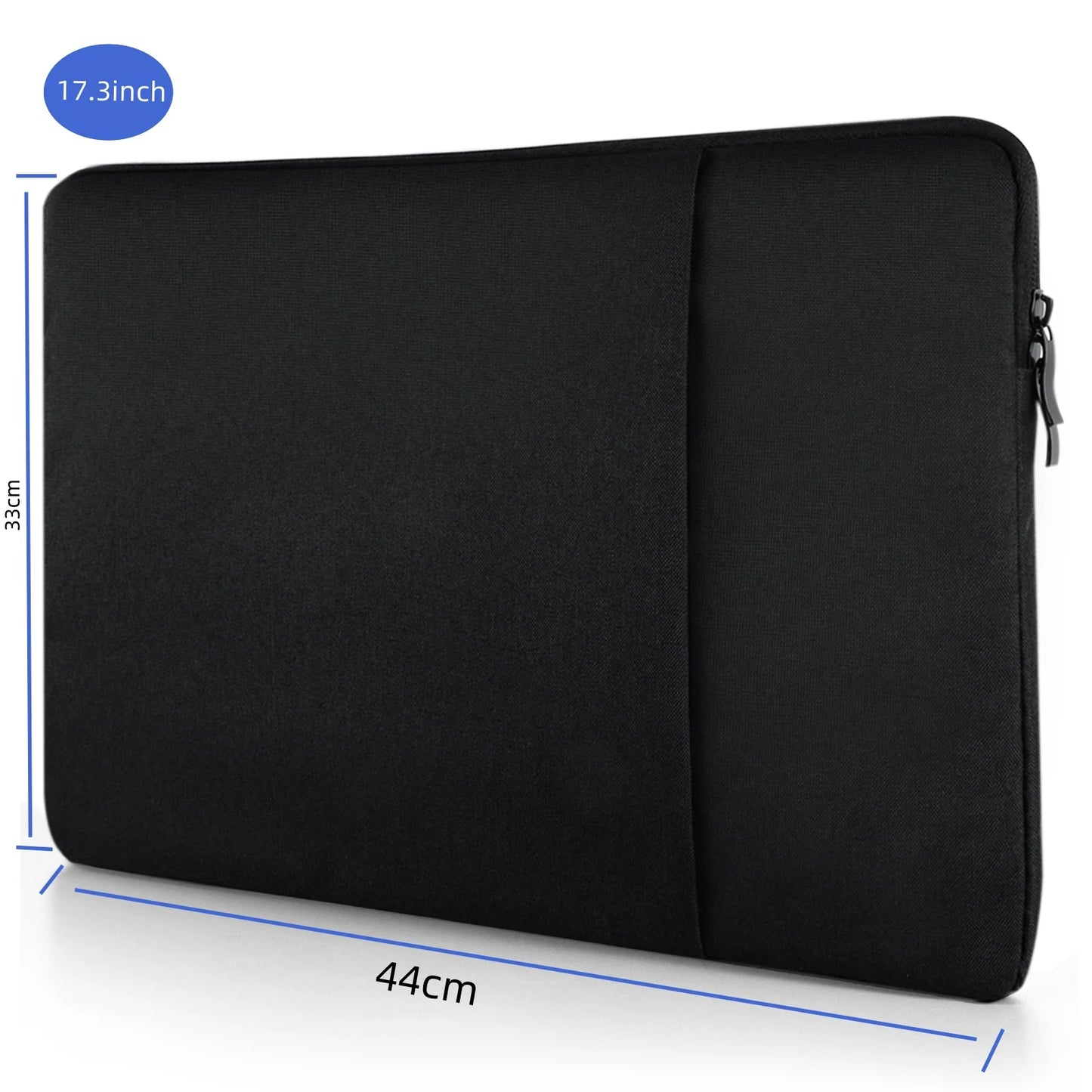UPERFECT Polyester Laptop Sleeve Protective Case Vertical Style With Pocket Zipper For 13.3-18Inch Monitor Pad Tablet