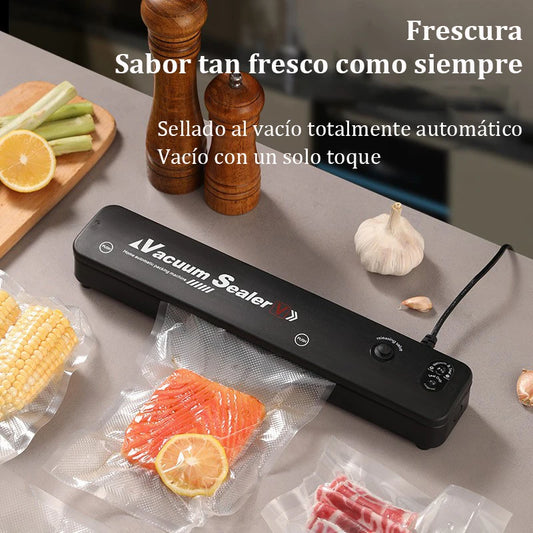 220V/110V Electric Vacuum Sealing Machine Food Saver with Vacuum Bag Link for Fresh Meat Snacks and Household Food Preservation