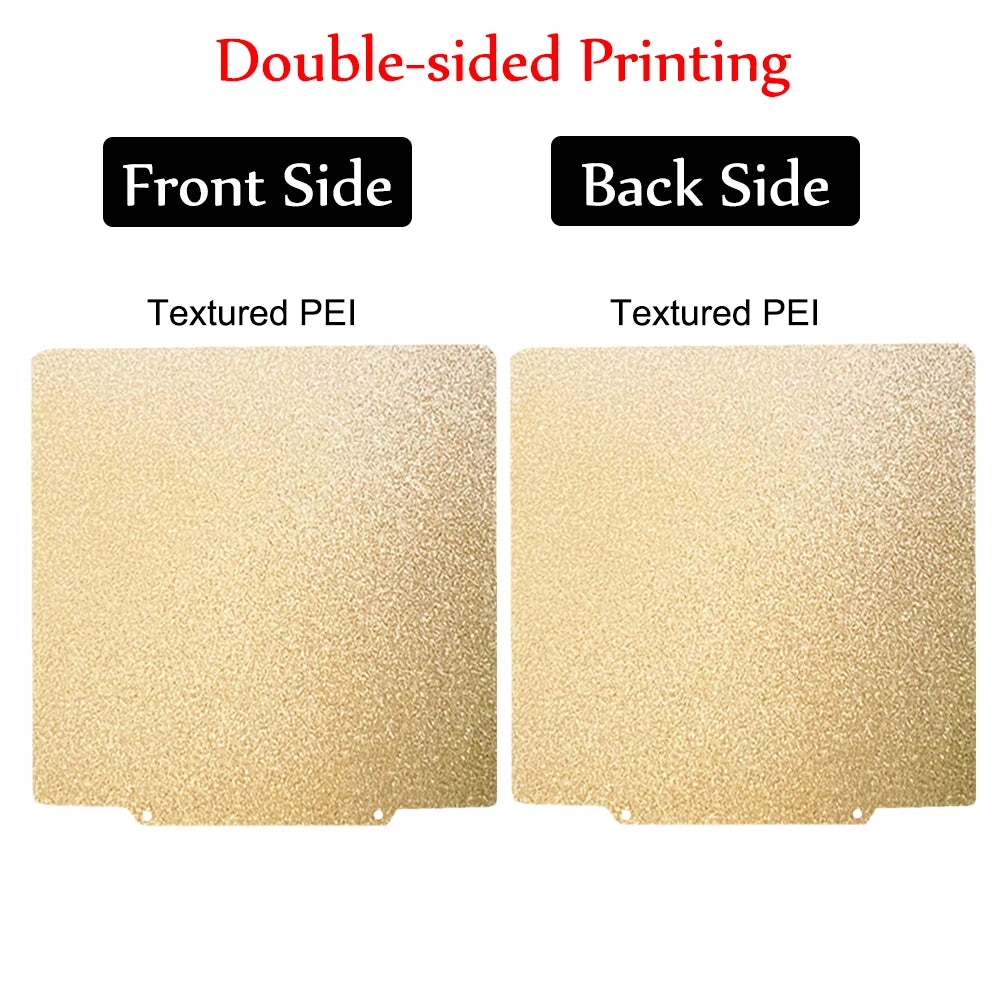 PEO PET PEI Sheet for Artillery Genius/Hornet Build Plate Genius Pro Heat Bed Spring Steel Sheet Double Side for Anycubic Kobra2