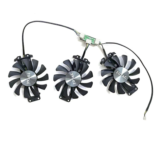75mm 4Pin APISTEK GA81S2U 12V 0.38A 83x16mm Hole GTX 980 GPU Fan For ZOTAC GTX 980-4GD5 AMP HA Graphics Card Cooler Cooling Fan