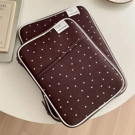 Ins Soft Laptop Sleeve Carring Case 10 11 13.3 Inch Corduroy Laptop Bag Tablet Notebook Pouch for Lenovo Dell Laptop Man Women