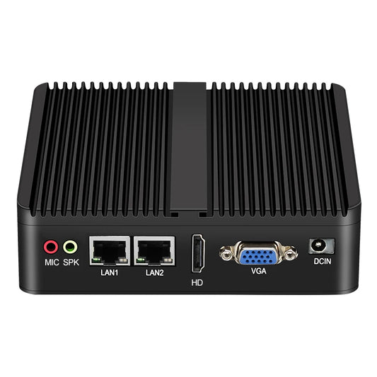 Fanless Mini Industrial PC Intel Celeron N5095 2x RS232 Serial Ports 2x Gigabit Ethernet Mini-PCIe Expansion Windows Linux