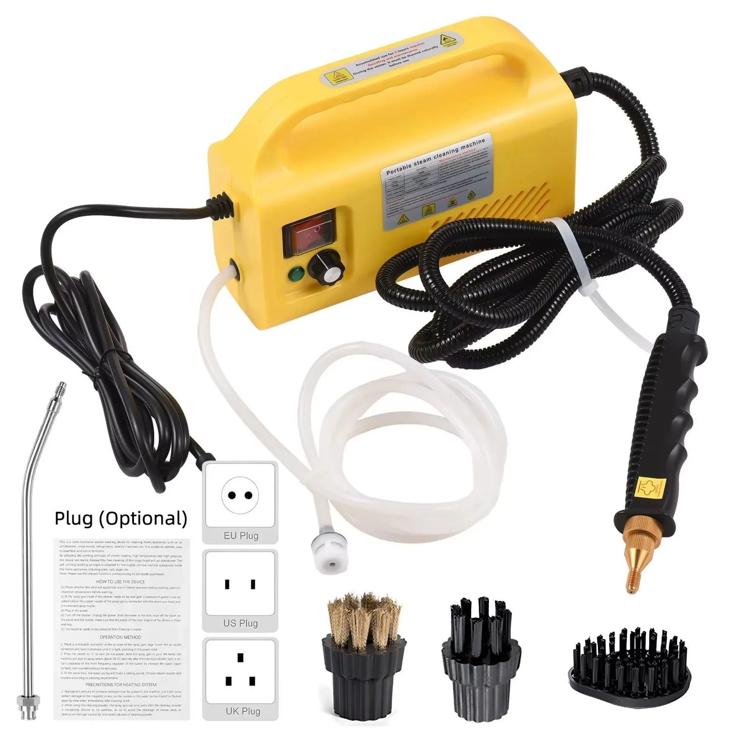 110V 220V High Temperature Steam Cleaner For Hood Air Conditioner Car Mobile Cleaning Machine Pumping Sterilization Disinfector