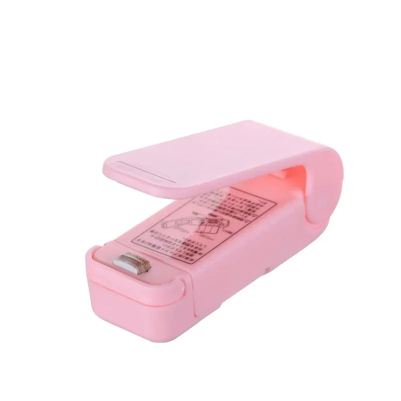 Mini Heat Bag Sealing Machine Package Sealer Bags Thermal Plastic Food Bag Closure Portable Sealer Food Packaging Heat Sealer