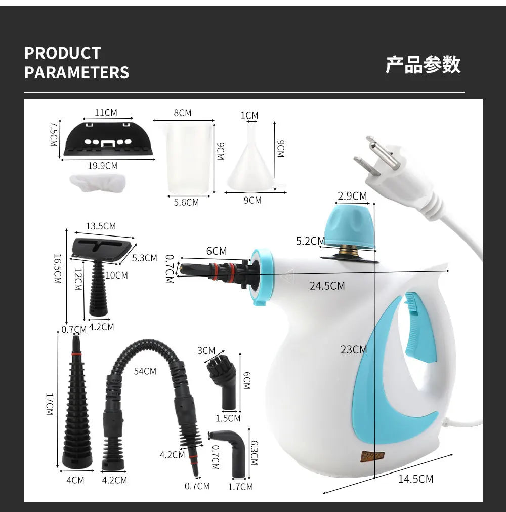 Handheld Steam Cleaner For Home Use Steamer For Cleaning Steamer Sofa, Bathroom, Car, Kitchen,Steam Cleaning Machine Cleaning