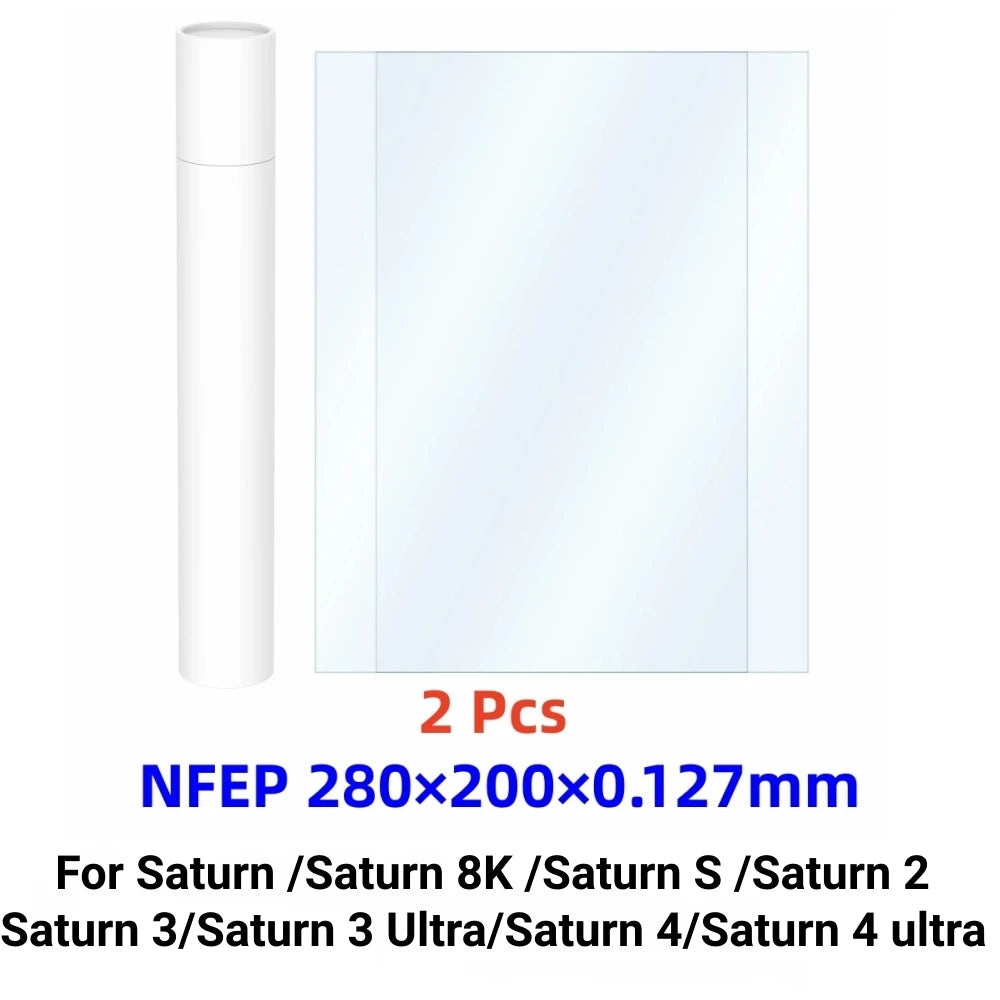 10.1 Inch NFEP Film 280x200x0.127mm PFA Film For ELEGOO Saturn 4 Ultra Saturn 3 Ultra Saturn 2 LCD 3D Printer Parts Accessories