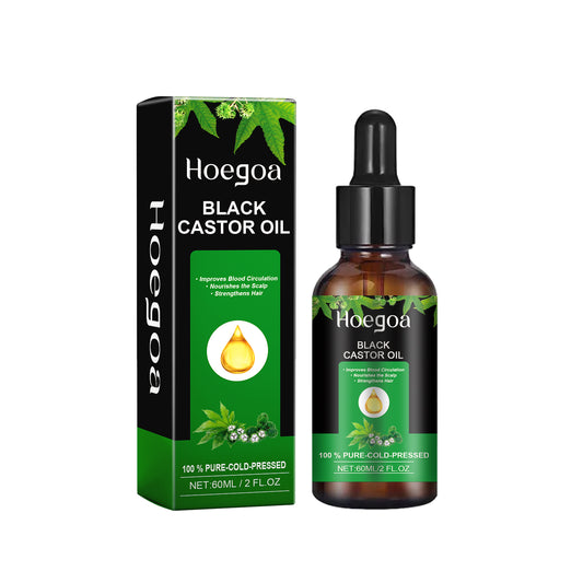 Black Castor Oil,Nourish Hair Prevent Moisture Scalp Solid Hair Strong Hair Black Castor Oil