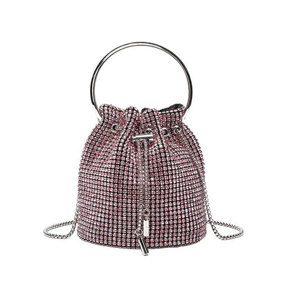 Diamond bucket bag for women