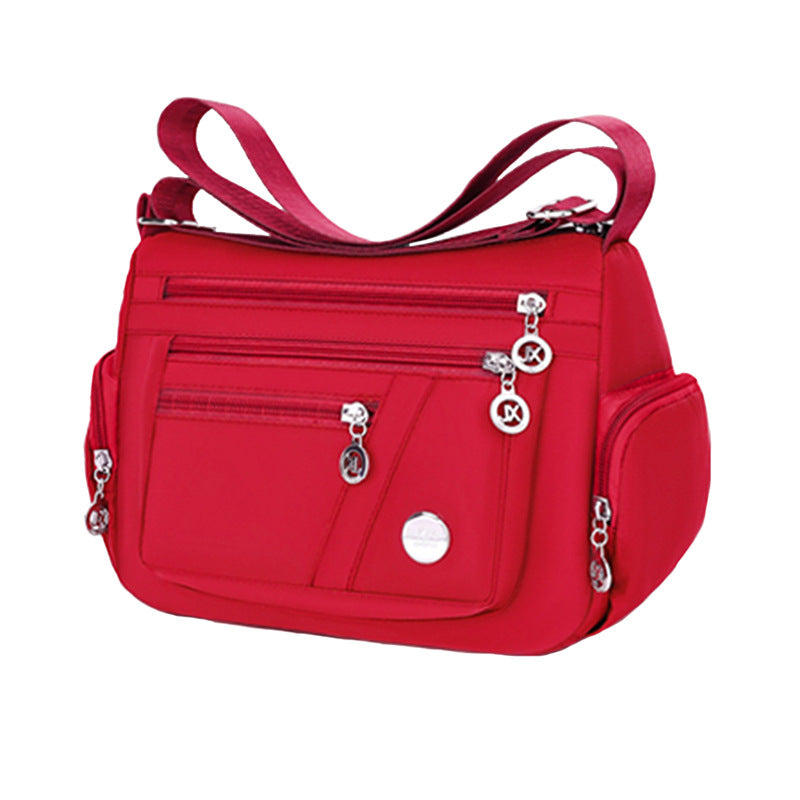 Multi-compartment single-shoulder crossbody bag for women, lightweight, large-capacity single-shoulder bag