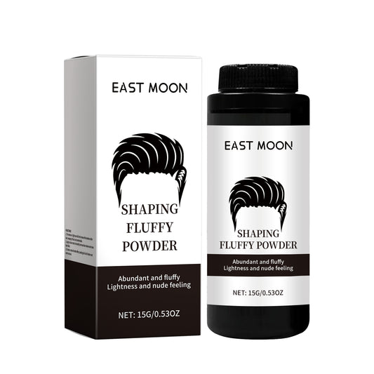 East Moon Hair Styling Powder, Lazy Hair Styling Fluffy High Cranial Top No Hair Seam Hair Styling Powder