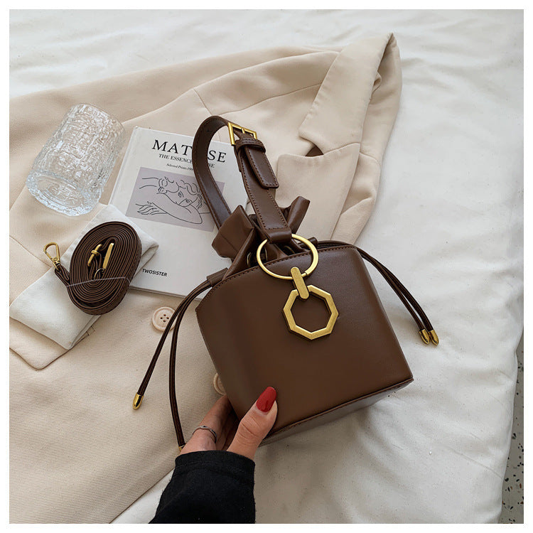 Crossbody Handheld Bucket Bag