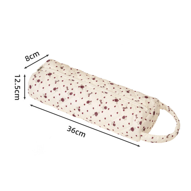 Travel curling iron straight clip storage bag