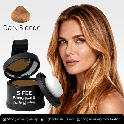 Hairline Powder Hair Filler Waterproof Sweat-Proof Volumizing Powder Long-Lasting Makeup for Forehead and Side Profile Hair Powder