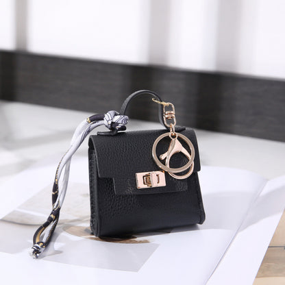 Mini Bag Keychain Pendant with Wrist Strap Multi-functional Small Bag