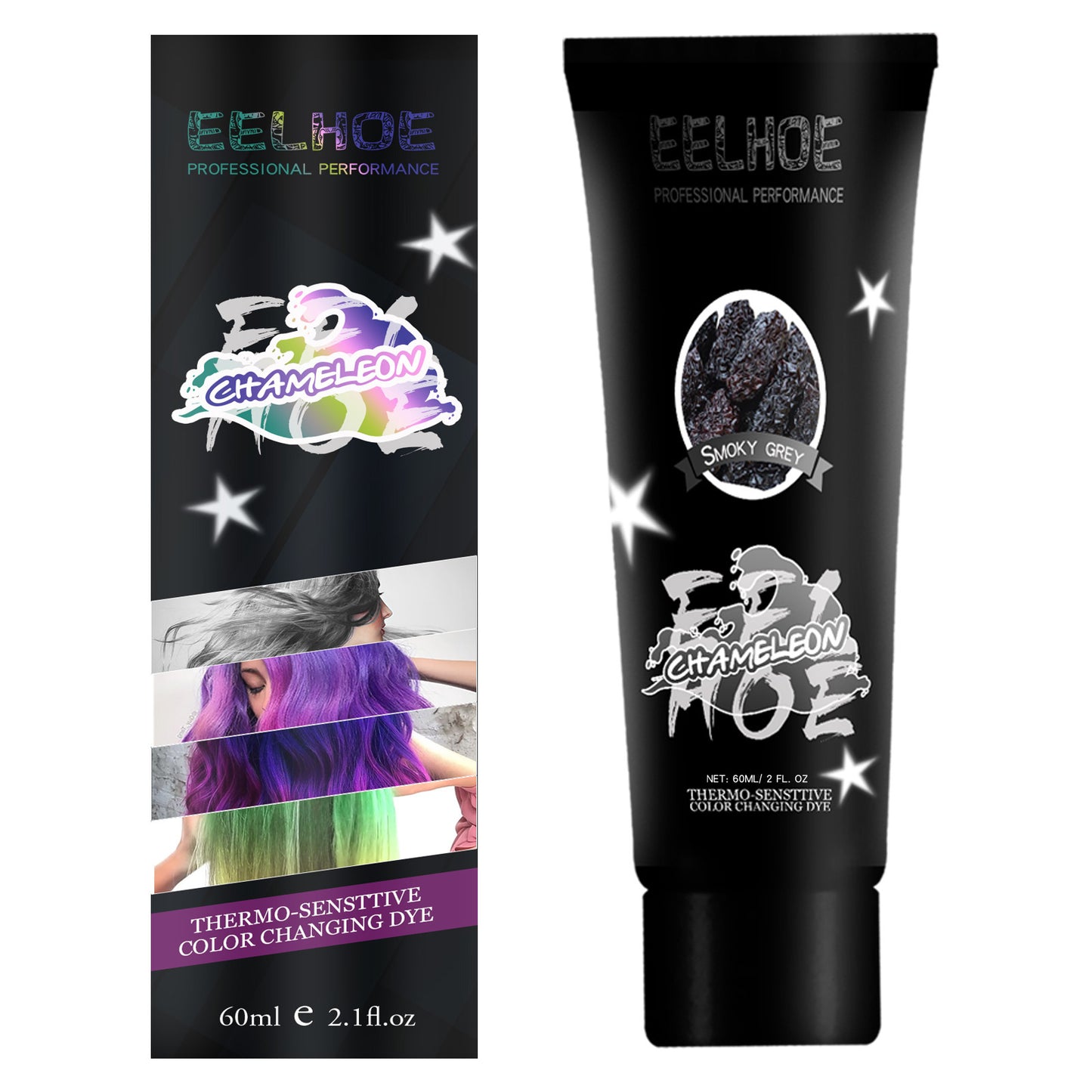 EELHOE Gradient Hair Conditioner, No Damage To Hair And Scalp Easily Change Hair Color Hair Conditioner
