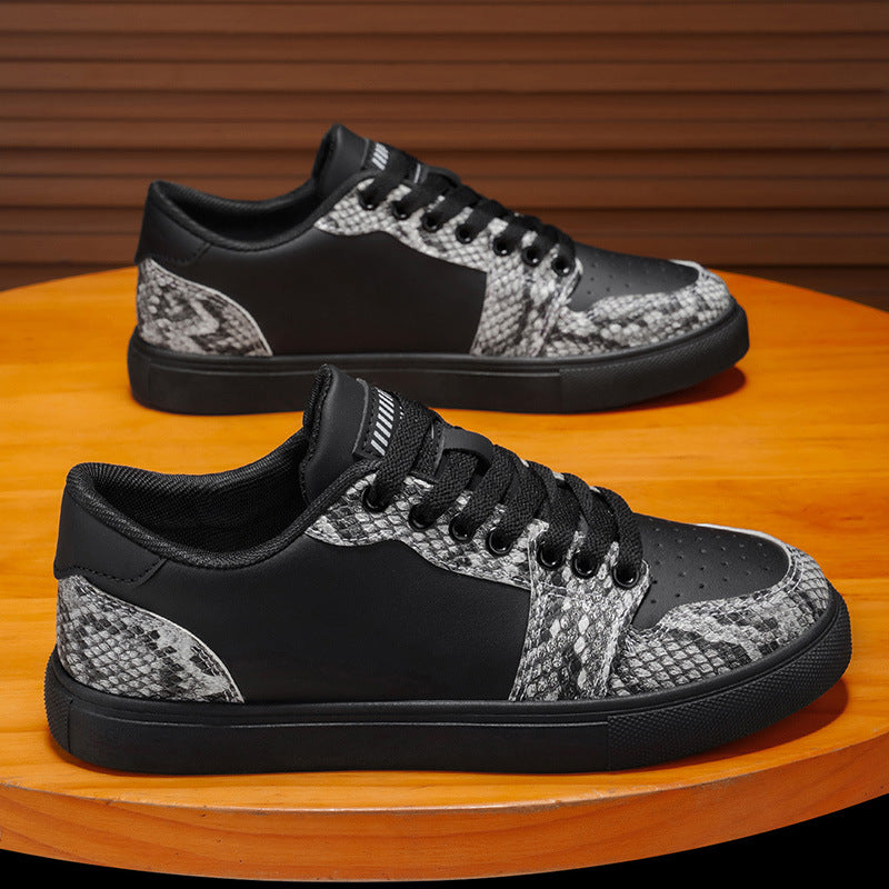 Men's breathable, comfortable, simple, and thick-soled shoes