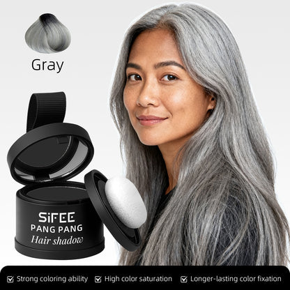Hairline Powder Hair Filler Waterproof Sweat-Proof Volumizing Powder Long-Lasting Makeup for Forehead and Side Profile Hair Powder