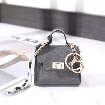Mini Bag Keychain Pendant with Wrist Strap Multi-functional Small Bag