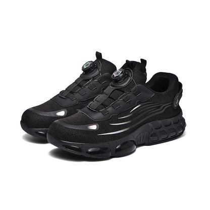 Mesh Knit Safety Work Shoes, Breathable and Comfortable, Puncture-Resistant Protective Footwear