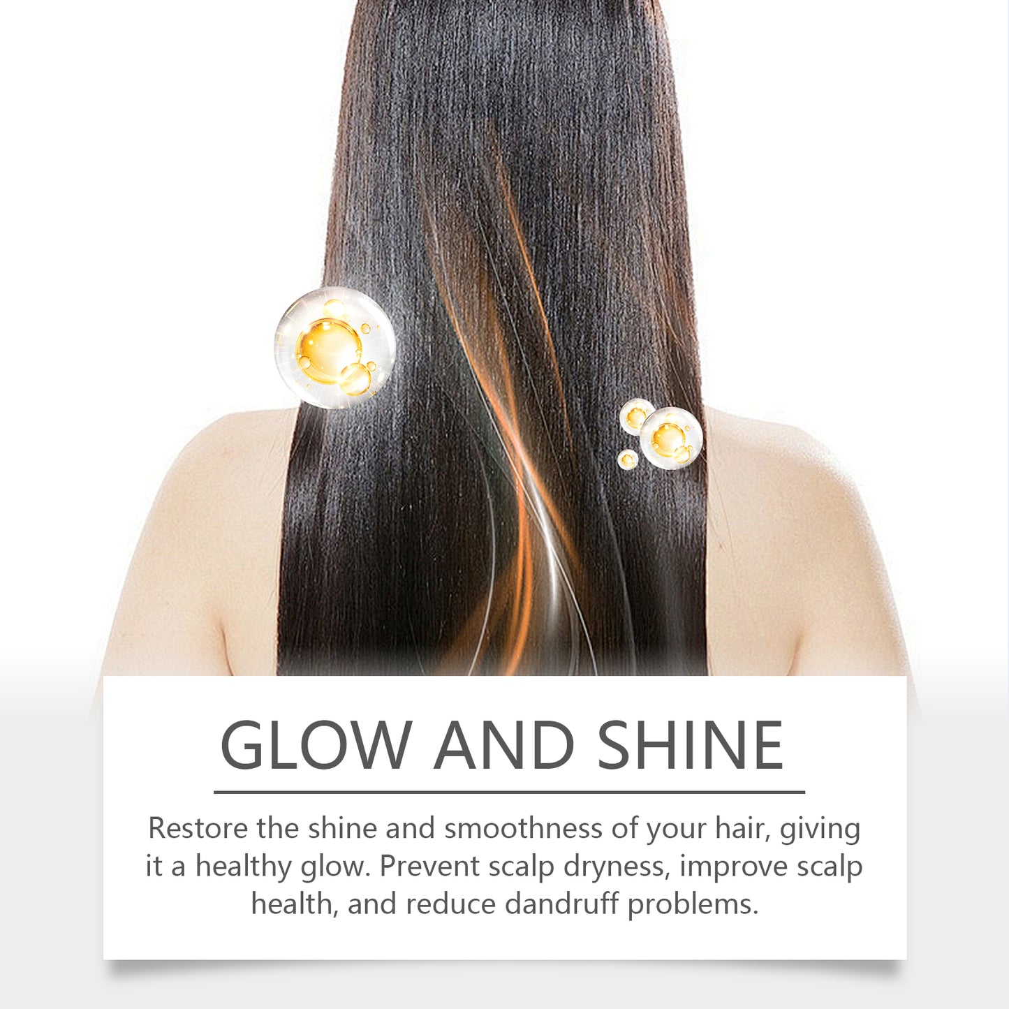 Hoegoa Hair Conditioner Essence, Dry Hair Split End Repair Frizzy Hair Moisture And Smooth Hair Care