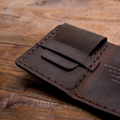 Men's handmade wallet