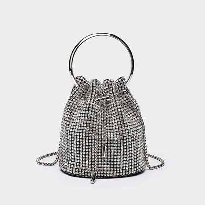 Diamond bucket bag for women