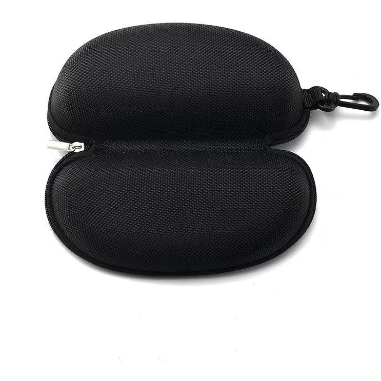Sports pressure resistant large sunglasses box EVA zipper Oxford cloth glasses box