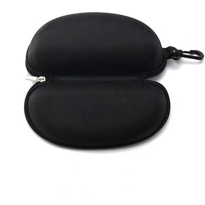 Sports pressure resistant large sunglasses box EVA zipper Oxford cloth glasses box