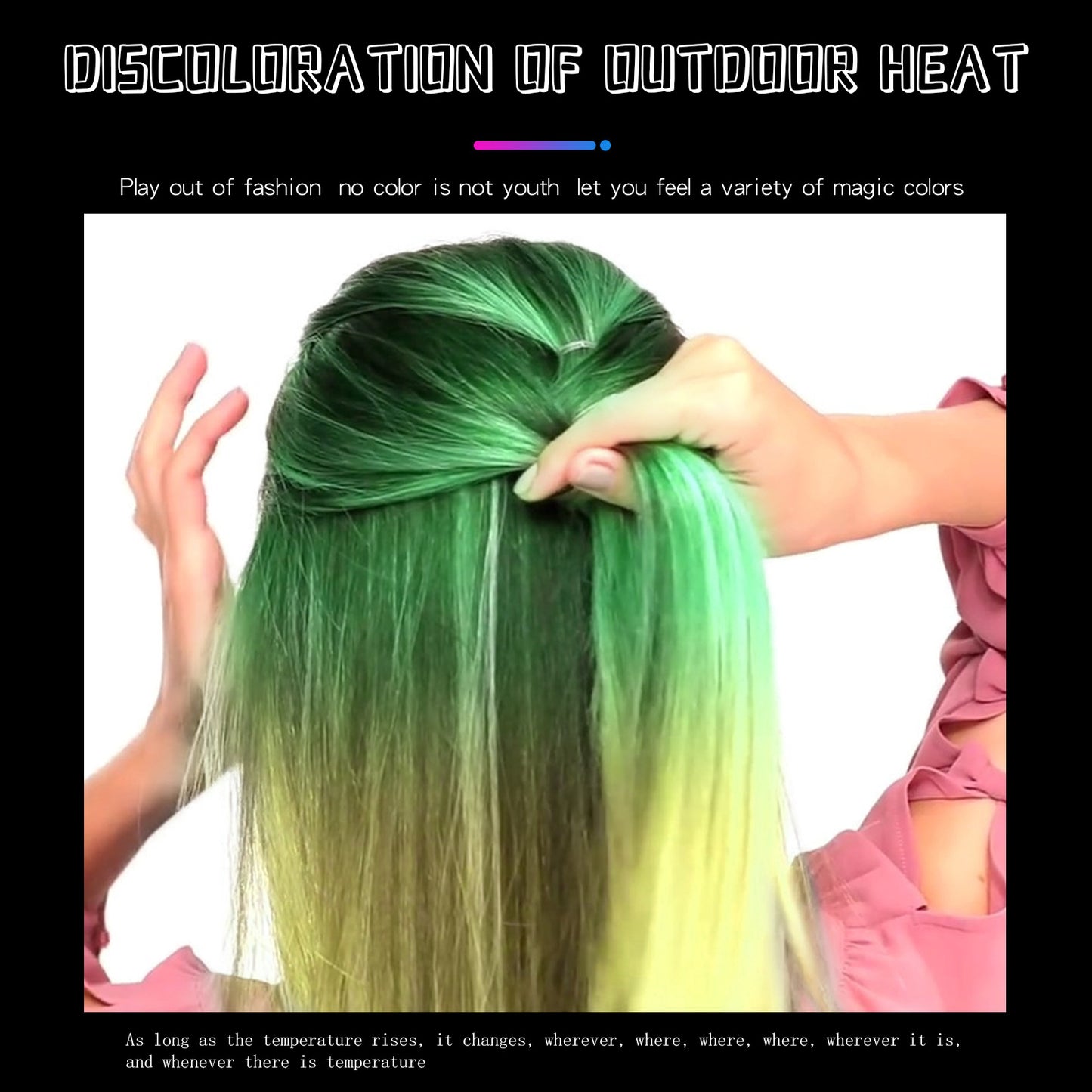 EELHOE Gradient Hair Conditioner, No Damage To Hair And Scalp Easily Change Hair Color Hair Conditioner