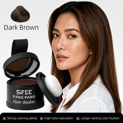 Hairline Powder Hair Filler Waterproof Sweat-Proof Volumizing Powder Long-Lasting Makeup for Forehead and Side Profile Hair Powder