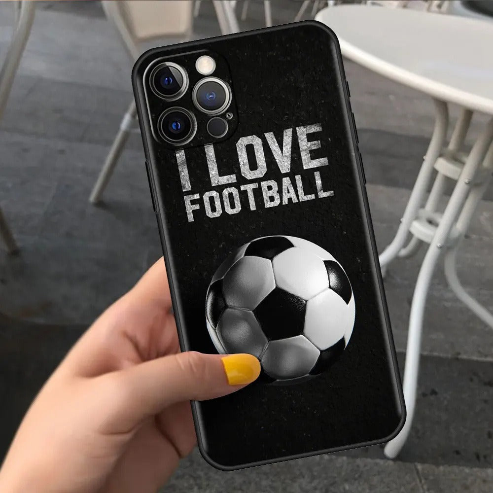 Suitable for iPhone 15 soccer phone case