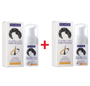 EELHOE Elastin, Anti-Frizz Curly Hair Volumizing Natural Fluffy Moisturizing Styling Perm Care Style
