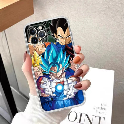 Phone case iPhone Dragon Ball Wukong black painted anti fall