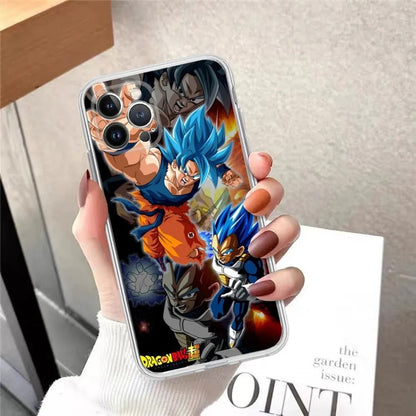 Phone case iPhone Dragon Ball Wukong black painted anti fall