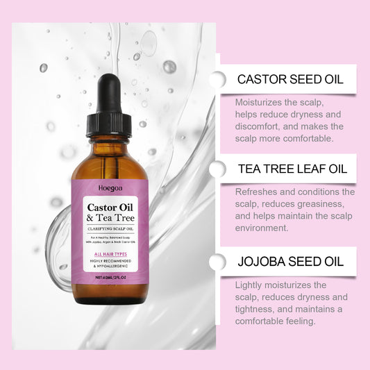 Hoegoa Scalp Care Essential Oil, Nourishes Hair, Moisturizes And Locks Water, Improves Hair Quality And Reduces Grease Frizz