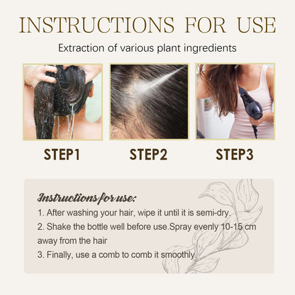 Keratin Hair Essence Spray, Hair Repair To Improve Dry Curly Frizz Pomade Essence