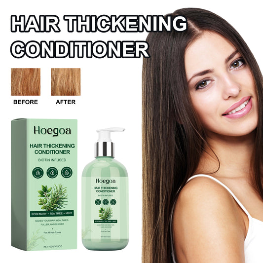 Hoegoa Hair Thickening Conditioner, Deep Moisturizing Repair Ironing And Dyeing Dry Hair And Frizzy Hair With Split Ends