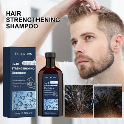 East Moon Men's Shampoo Deep Clean Moisturizing Root And Scalp Massage Nourishing Treatment Shampoo