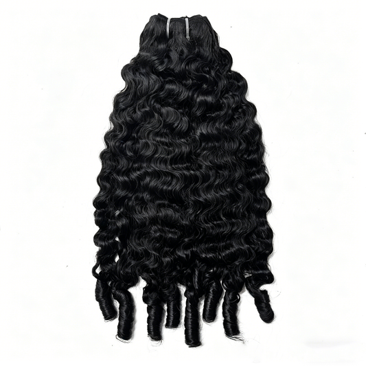 Hair Curtain Myanmar Curl Bundle
