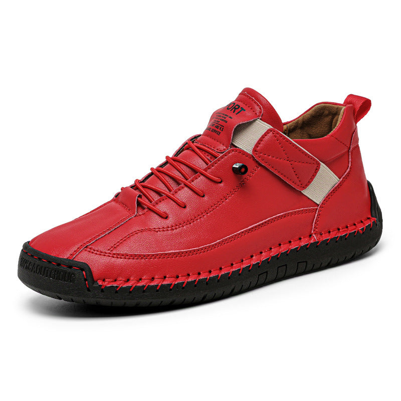 Casual Women's Shoes with Hand-Stitched Details, Oversized Comfortable Design