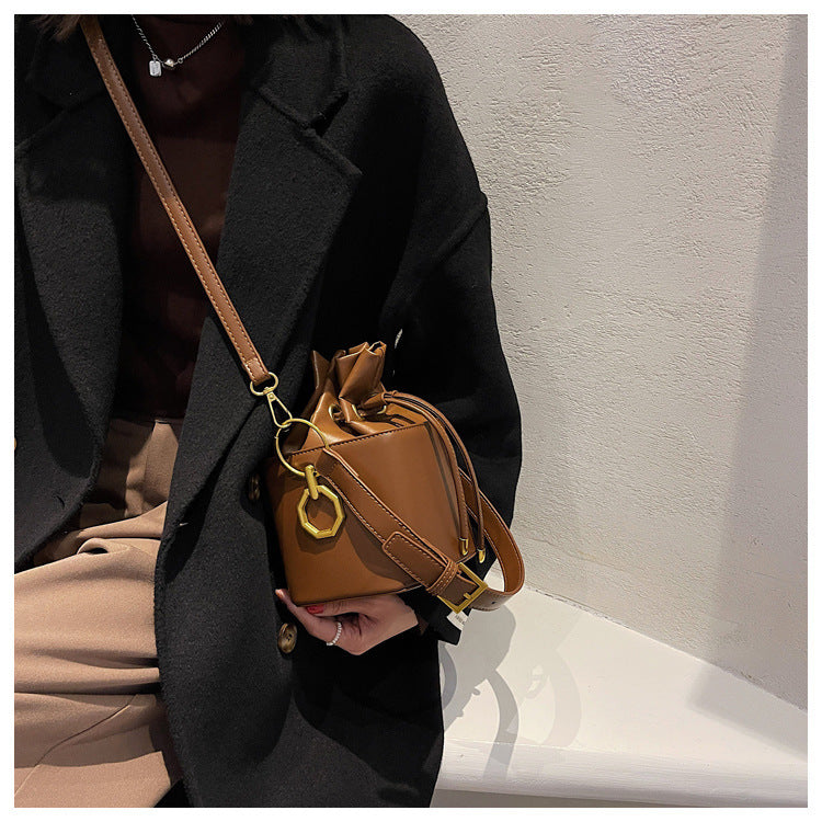 Crossbody Handheld Bucket Bag